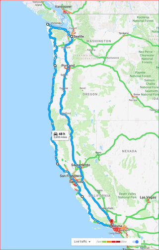 Illustration for article titled Los Angeles to Seattle: a summer Road Trip